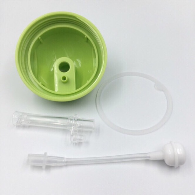 Bộ nắp bật kèm ống hút và van chống sặc cho bình silicon
