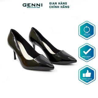 Giày cao gót da bóng 7p GE035 - Genni