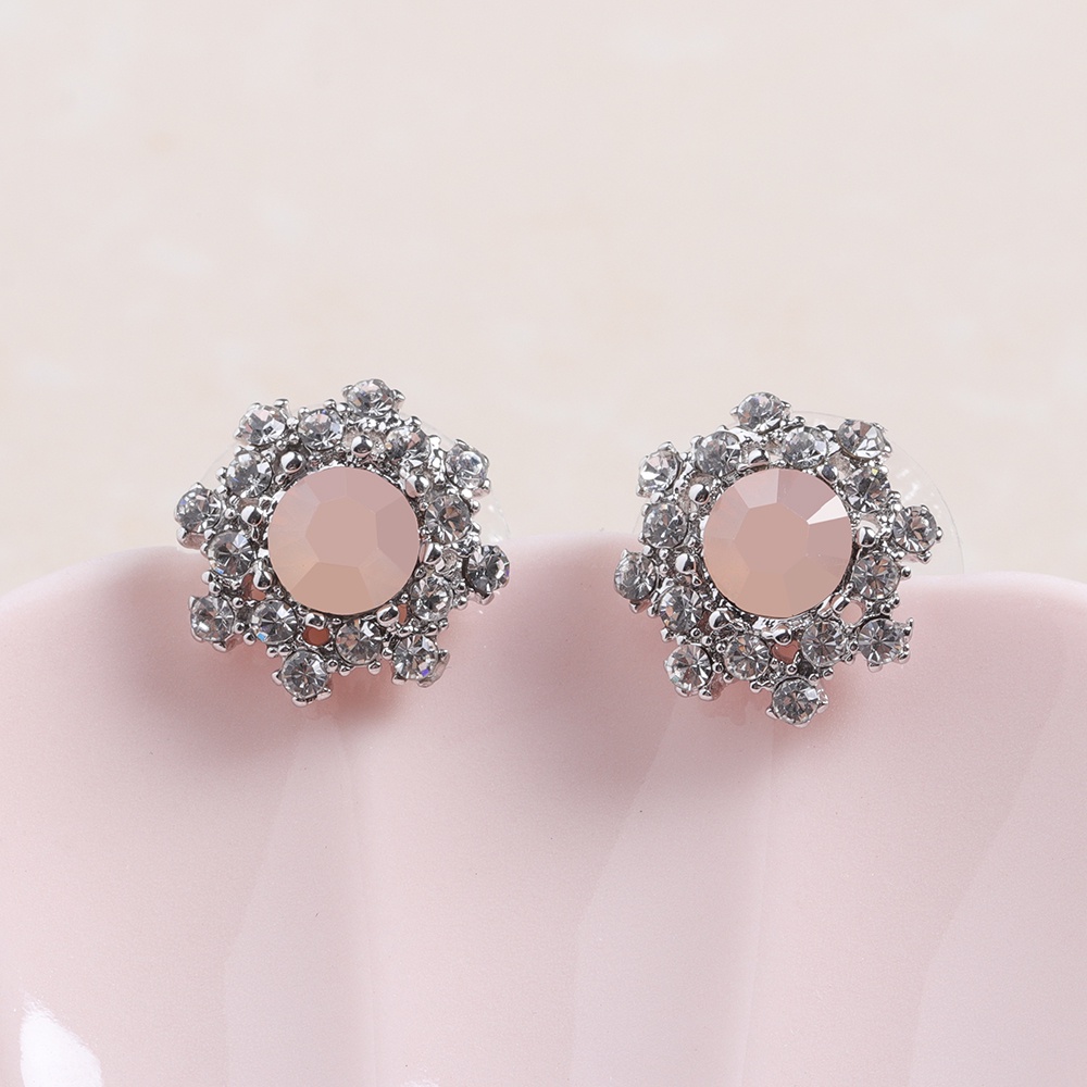 Bông Tai HìNh Hoa TuyếT ĐíNh Đá Phong CáCh Vintage