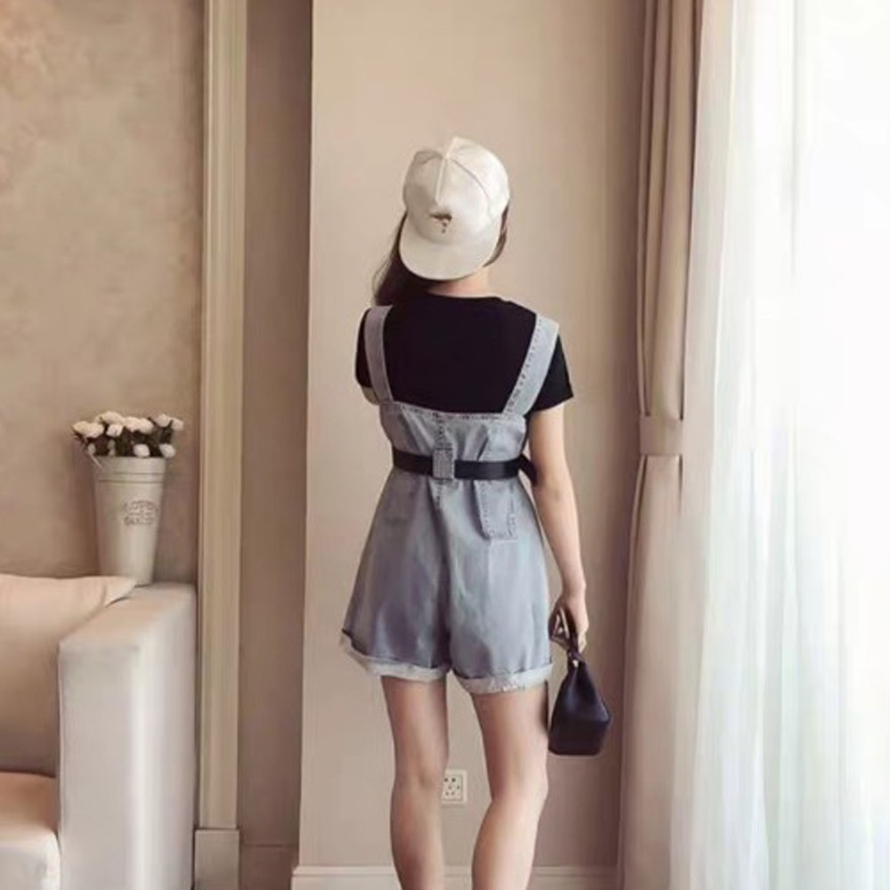 Yếm short jean SAIGONJEAN gài nịt YJ010 – yếm bò ulzzang phong cách hàn quốc | BigBuy360 - bigbuy360.vn