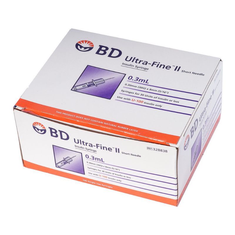 Bơm Tiêm Tiểu Đường BD Ultra Fine II 0,3ml