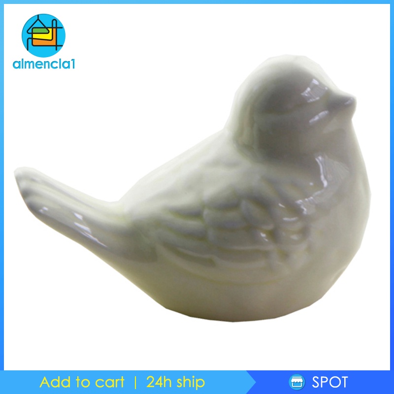 [ALMENCLA1]European Pastoral Ceramic Ornaments Color Bird Magpie Crafts Home Accessory