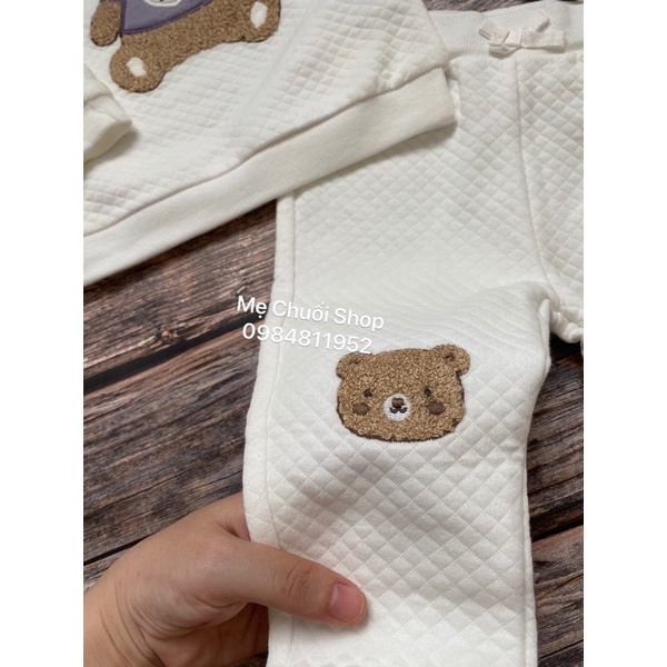 Bộ nỉ Gấu C&A dư xịn cho bé