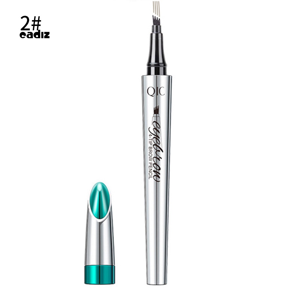 Chì Kẻ Lông Mày Hai Đầu QIC Chống Nước Lâu Trôi