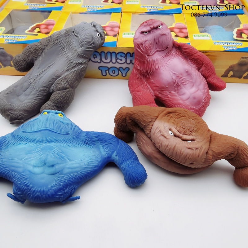 Khỉ đột King Kong co giãn xả tresss siêu to 400 gam.