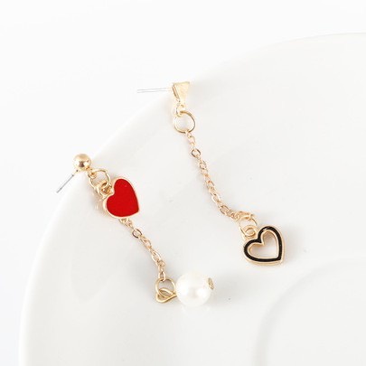 BÔNG TAI DÁNG DÀI HÌNHTRÁI TIM THIẾT KẾ LẠ MẮT, SANG-XỊN