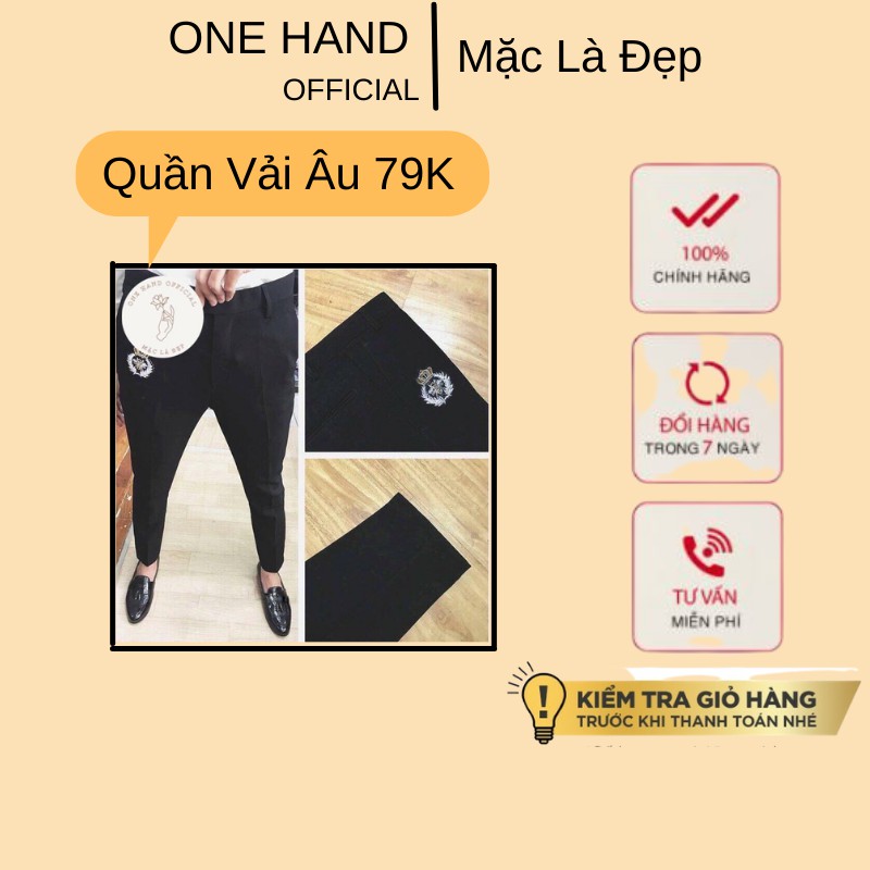 Quần Vải Nam 💕1𝖍𝖆𝖓𝖉💕 Quần Tây Nam Đen Thêu Họa Tiết  Ong Trắng Dáng Ôm Ống Bó Hàn Quốc - Mặc Là Dẹp - Mã LGT78 | BigBuy360 - bigbuy360.vn