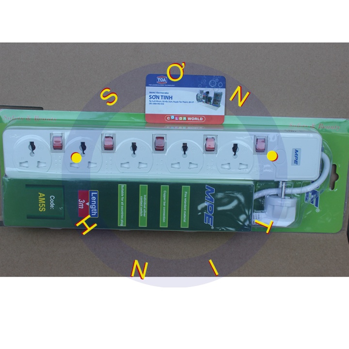 Ổ CẮM DI ĐỘNG MPE AM5S