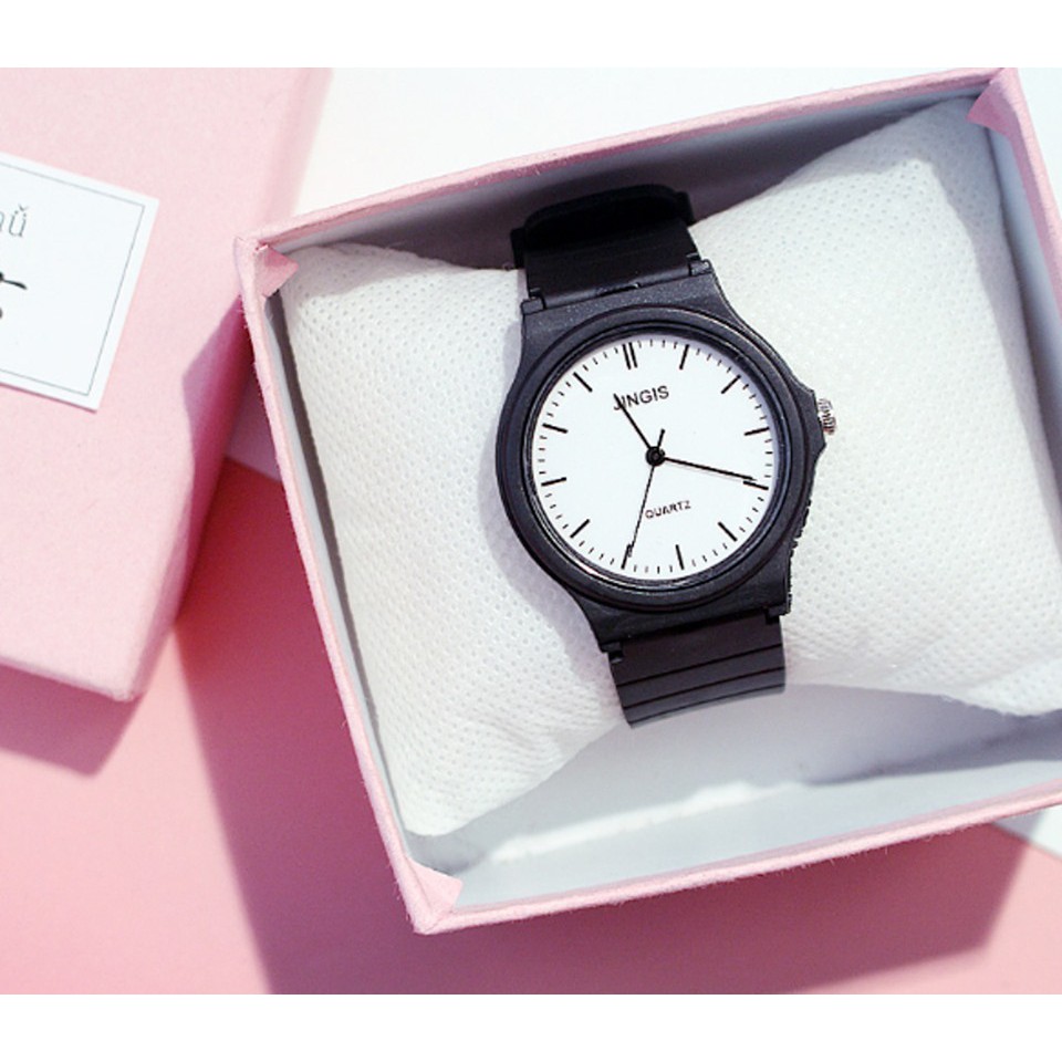 [Mã FAMAYFA2 giảm 10K đơn 50K] ĐỒNG HỒ NƯ DÂY CAO SU JINGIS 357 NHIỀU MÀU PHONG CÁCH HÀN QUỐC | BigBuy360 - bigbuy360.vn
