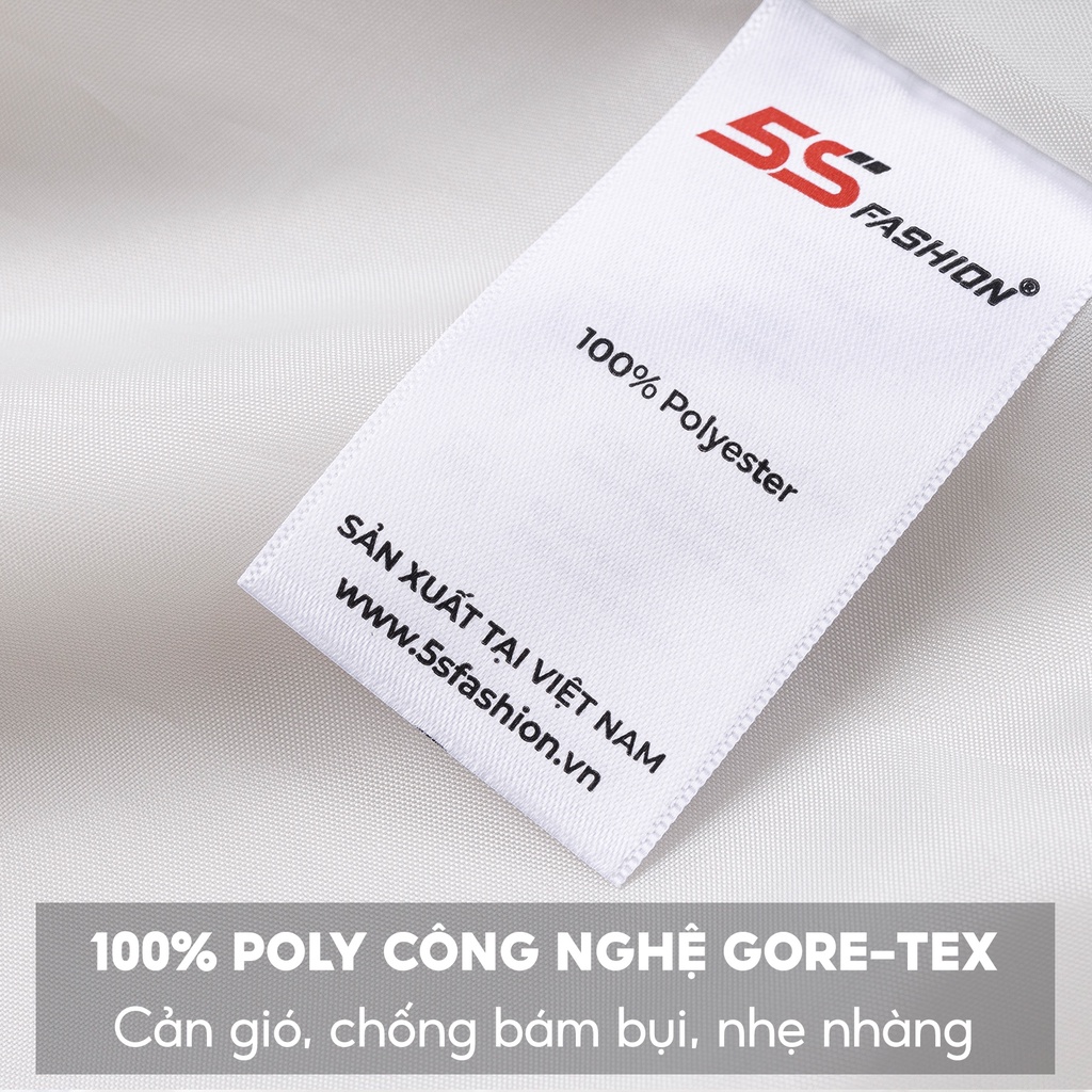 Áo Khoác Gió Nam 5S TRAINING, Cản Gió,Cản Bụi,Siêu Ấm,Thiết Kế Khỏe Khoắn