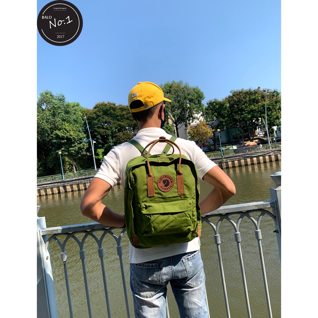 [THANH LÝ] Balo Đi Học Kanken No.2 Green Matcha