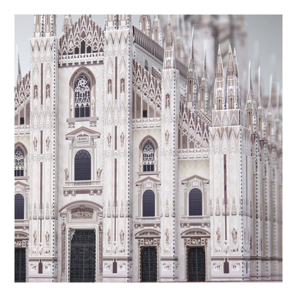 Mô hình giấy kiến trúc Ý Nhà thờ chính tòa Duomo di Milano