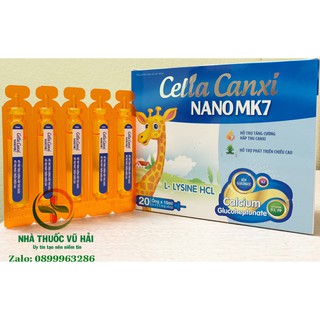 Celia Canxi Nano Mk7 phát triển chiều cao, kích thích ăn ngon, cho xương chắc khoẻ chống còi xương, loãng xương