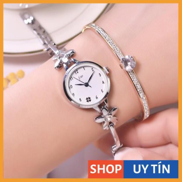- Đồng hồ nữ Jw chính hãng 6 màu dây lắc hình hoa cực đẹp