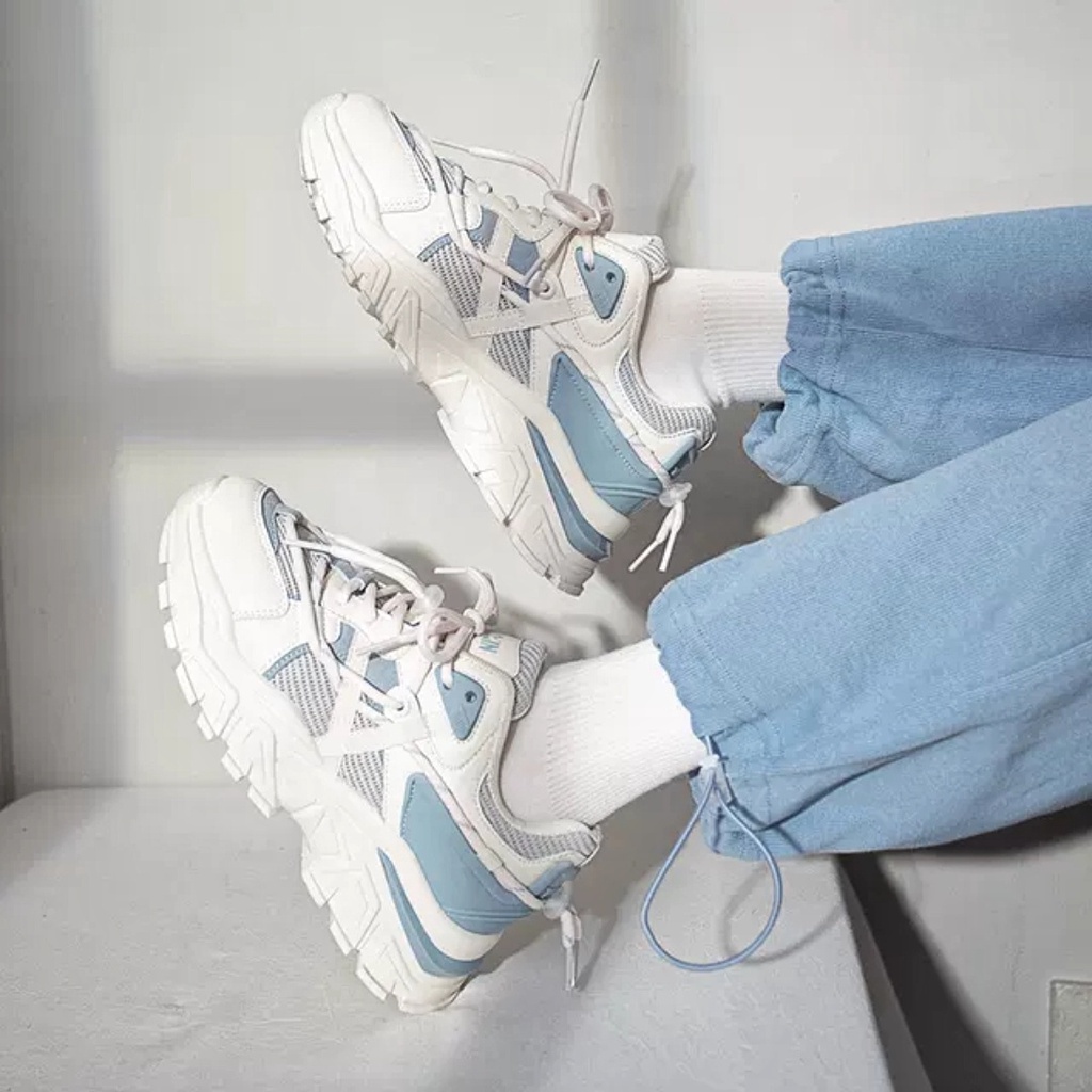 Giày sneaker nữ UT22 cao cấp - Giày thể thao nữ ulzzang độn đế dễ thương 2022