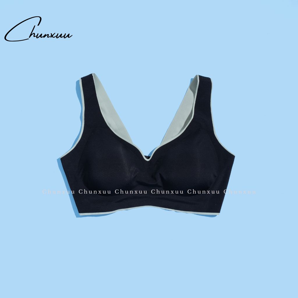 Áo lót nữ đúc su cao cấp nâng ngực dây bản to đệm vừa, chất liệu mềm mại thoáng khí - CHUNXUU AV04
