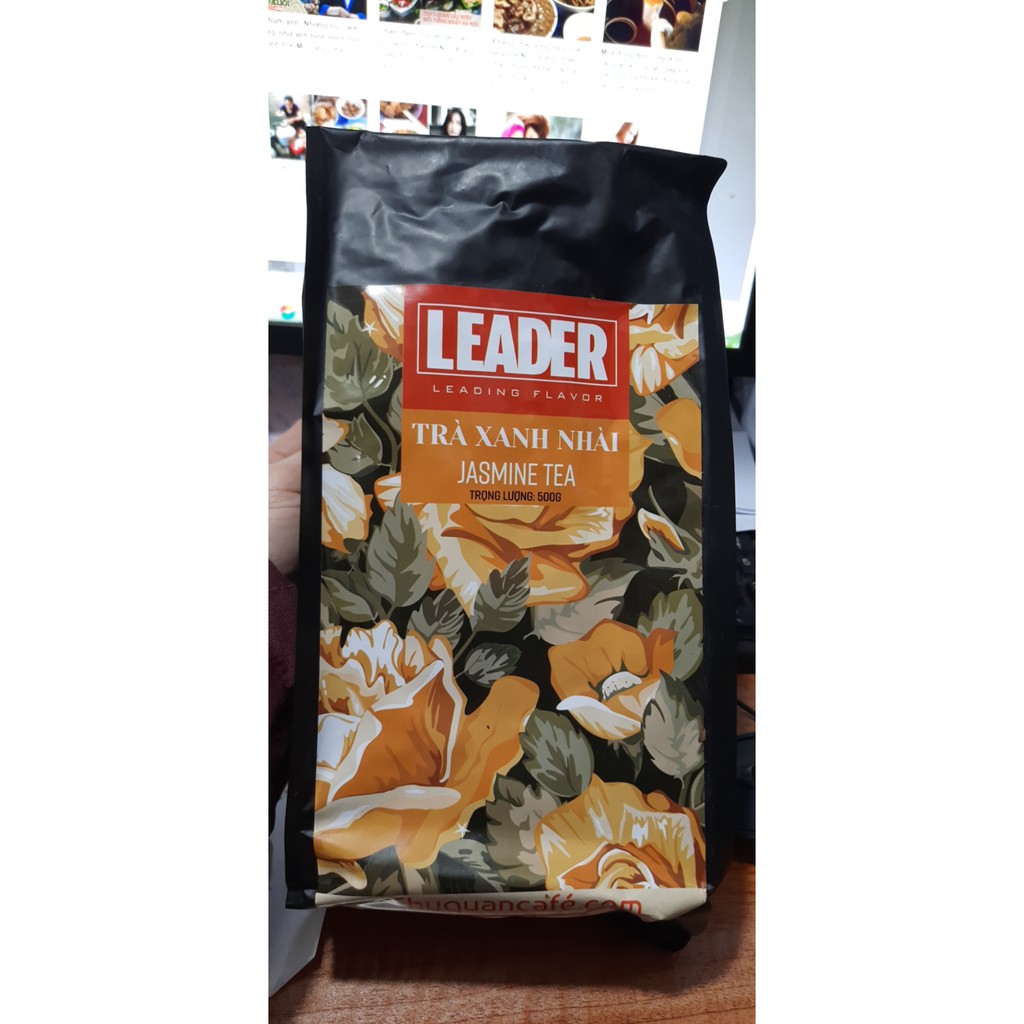 Trà xanh nhài Jasmine Tea Leader gói 500g