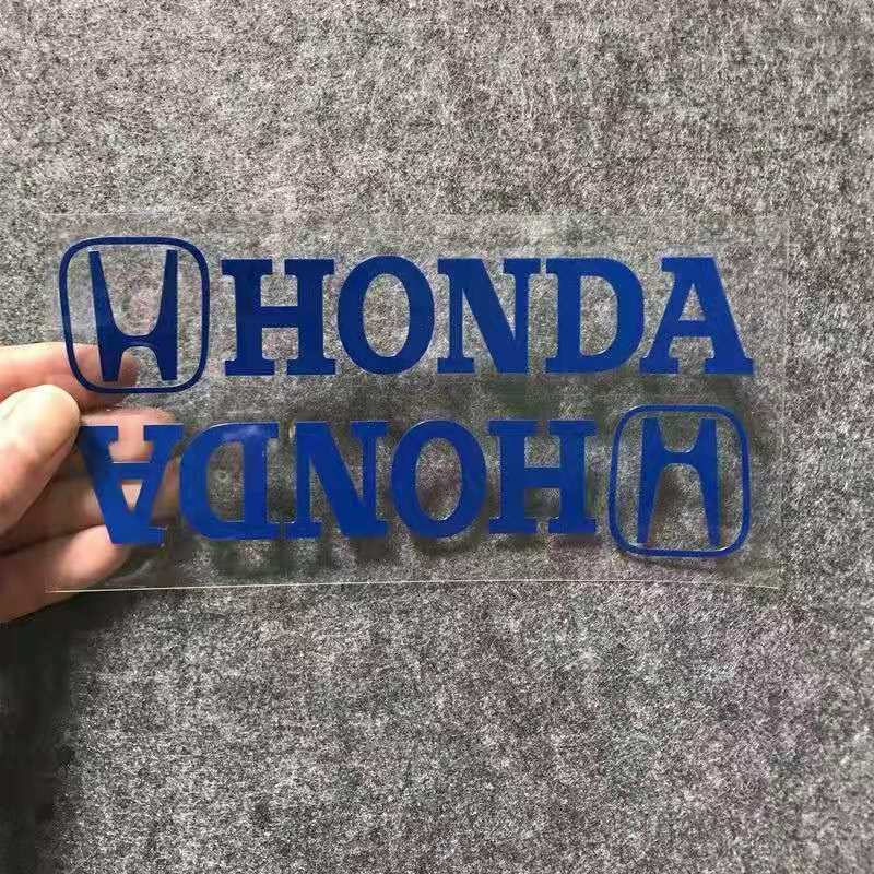 Miếng Dán Phản Quang Nhiều Màu Sắc In logo honda Trang Trí Xe Máy