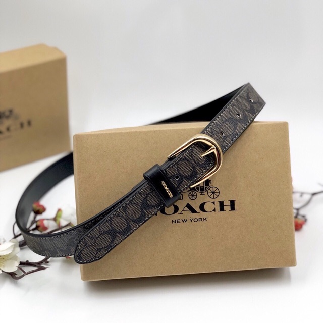 THẮT LƯNG COACH NỮ ĐỤC LỖ