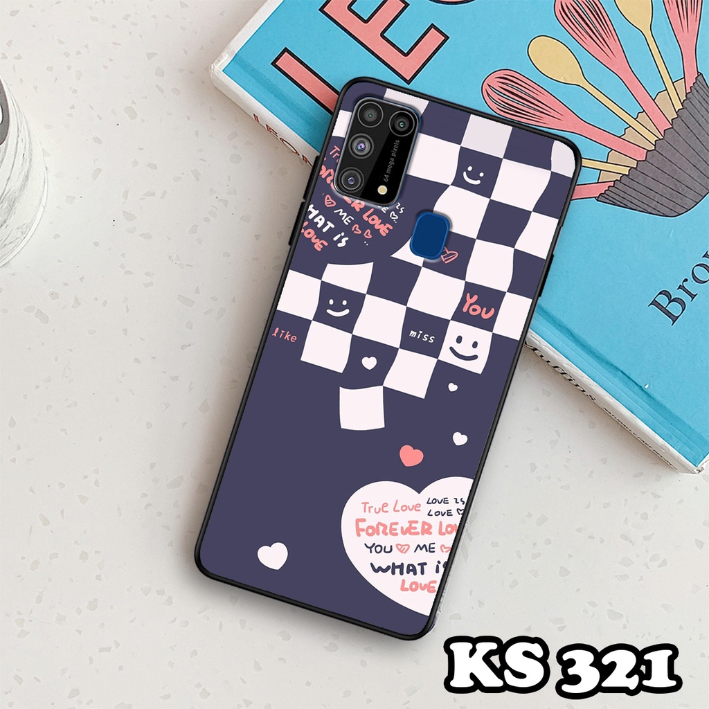 Ốp lưng Samsung M30 - Samsung M30s - Samsung M31 - Ốp in hình họa tiết caro - Chất liệu TPU siêu bền, sang trọng