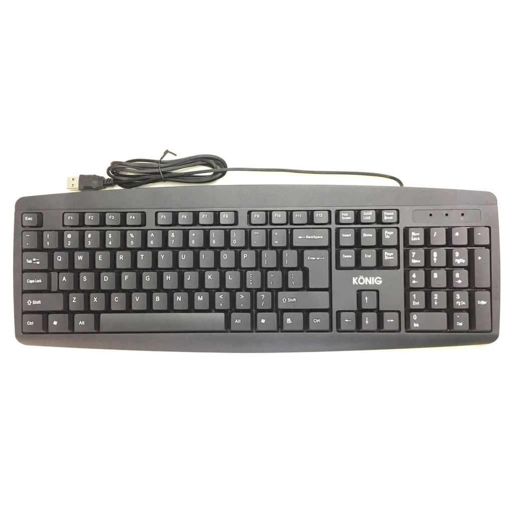 BÀN PHÍM MÁY VI TÍNH CÓ DÂY KONIG KB318