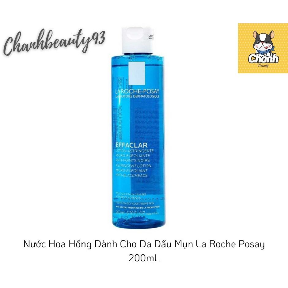 Nước Hoa Hồng Dành Cho Da Dầu Mụn La Roche Posay 200mL