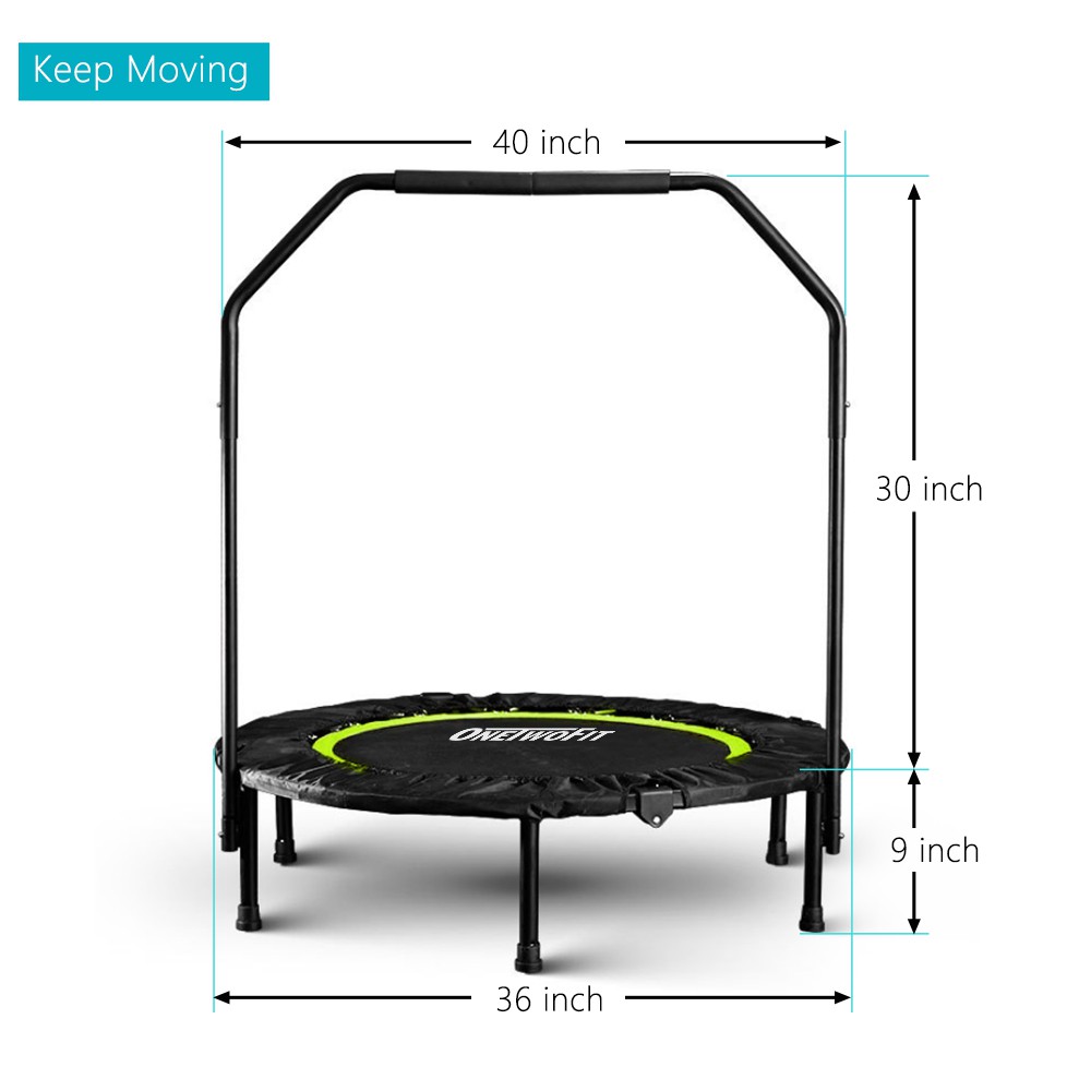 OneTwoFit Trampoline dành cho mọi lứa tuổi Thảm nhún thể dục.Sàn nhún OT087 (40 inch)