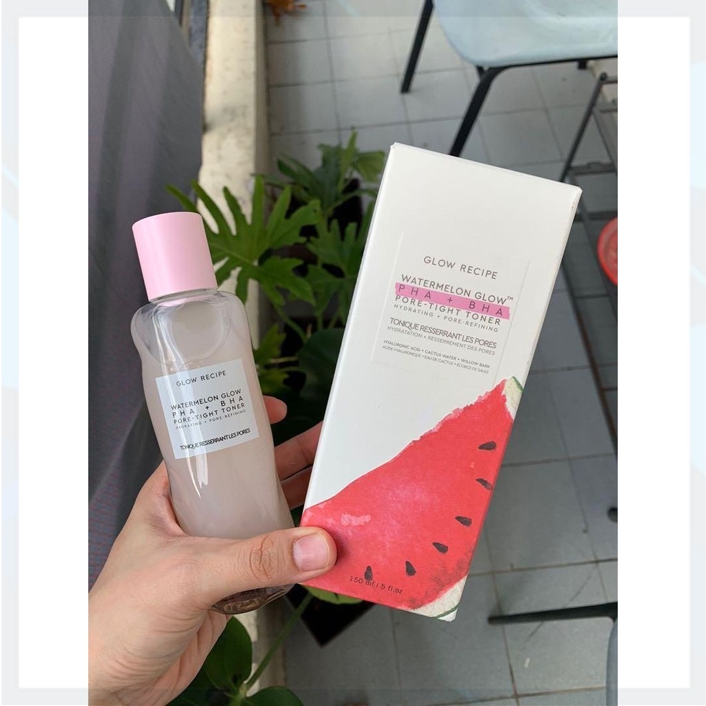 [SIZE 40ML- 150ML ] TONER DƯA HẤU LÀM SẠCH – THU NHỎ LCL WATER MELON GLOW PHA + BHA PORE – TIGHT TONER HYDRATING + POR