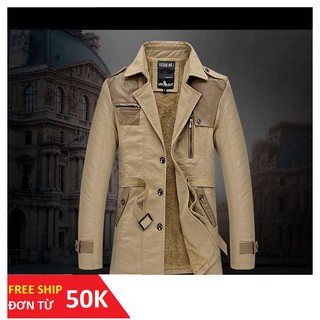 Xả kho áo măng tô nam [FREE SHIP 150K] áo khoác nam