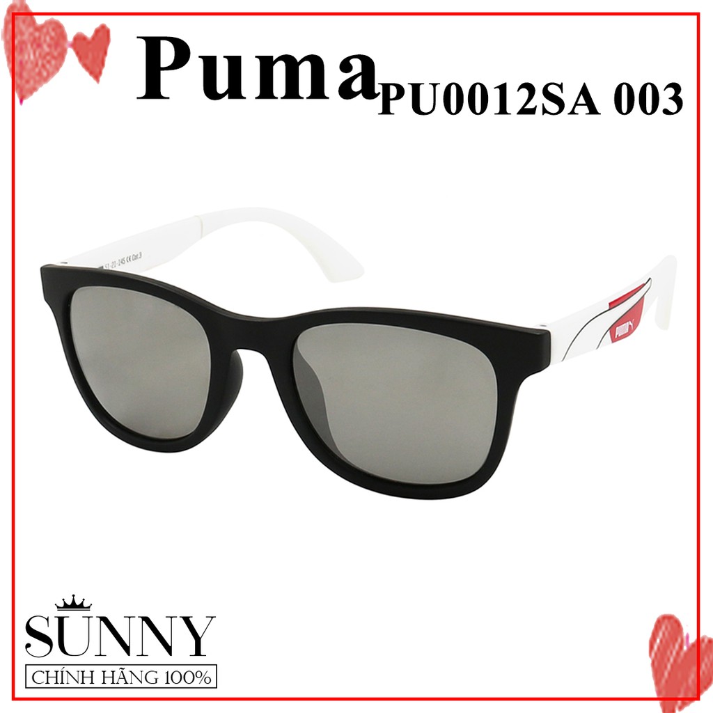 Kính mát nam nữ chính hãng Puma PU0012S-A màu sắc thời trang, thiết kế dễ đeo bảo vệ mắt