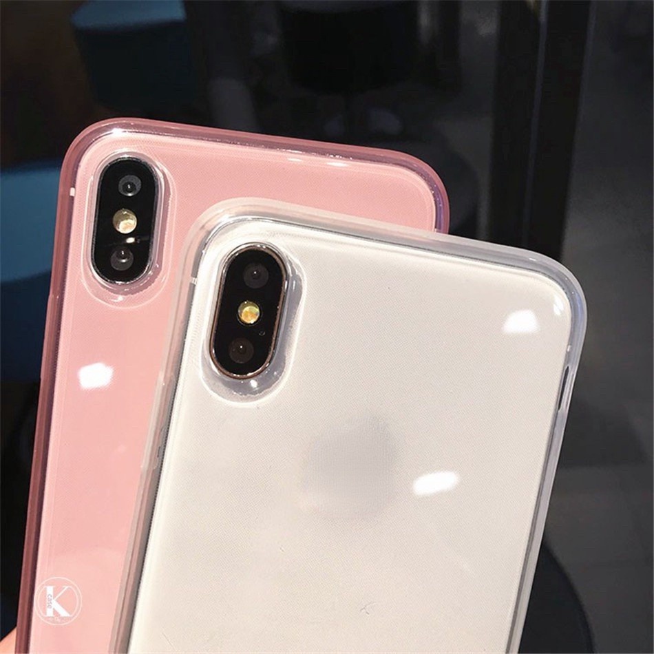 Ốp điện thoại pastel trong suốt cho IPHONE 5/5S/6/6PLUS/6S/6S PLUS/6/7/7PLUS/8/8PLUS/X/XS/XS MAX/11/11 PRO/11 PROMAX