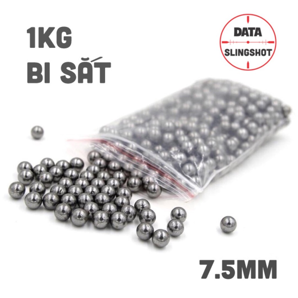 1 KG Bi Sắt 7.5mm - DATA SlingShot