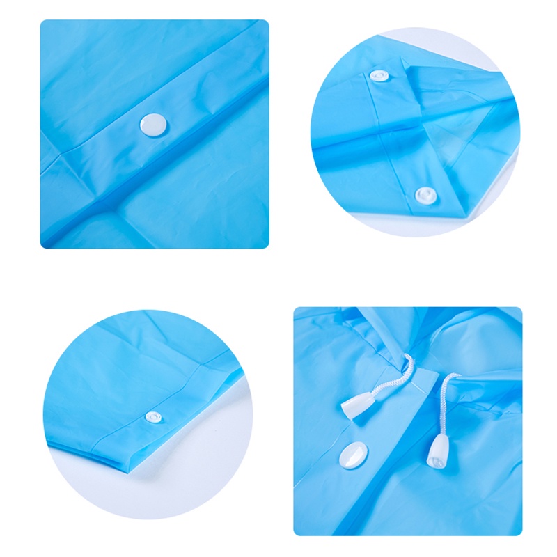 Áo Mưa Dày Dặn Màu Pastel Thời Trang Chống Thấm Nước Cho Nam Nữ