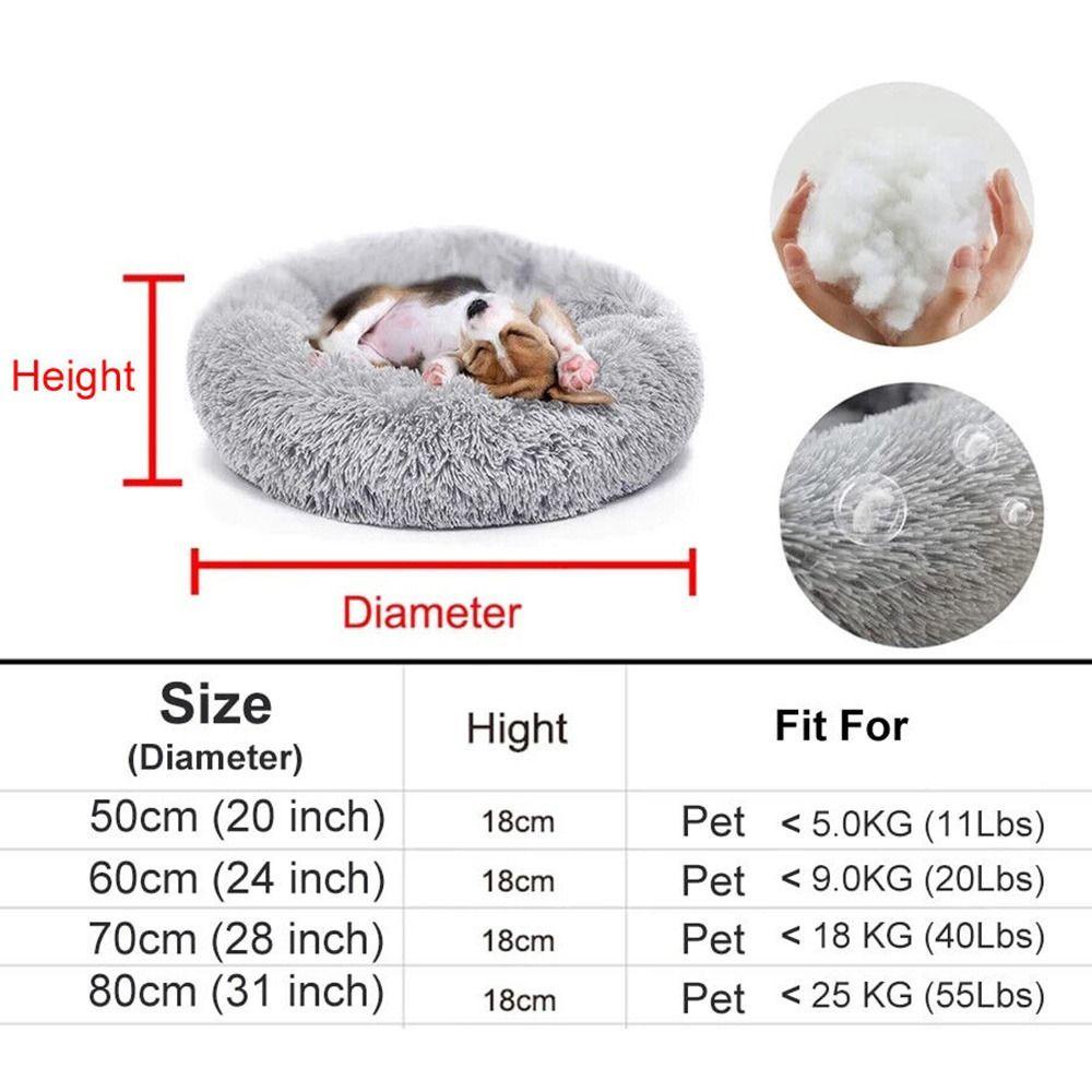 Thảm Tròn Mềm Mại Chống Căng Thẳng Cho Thú Cưng