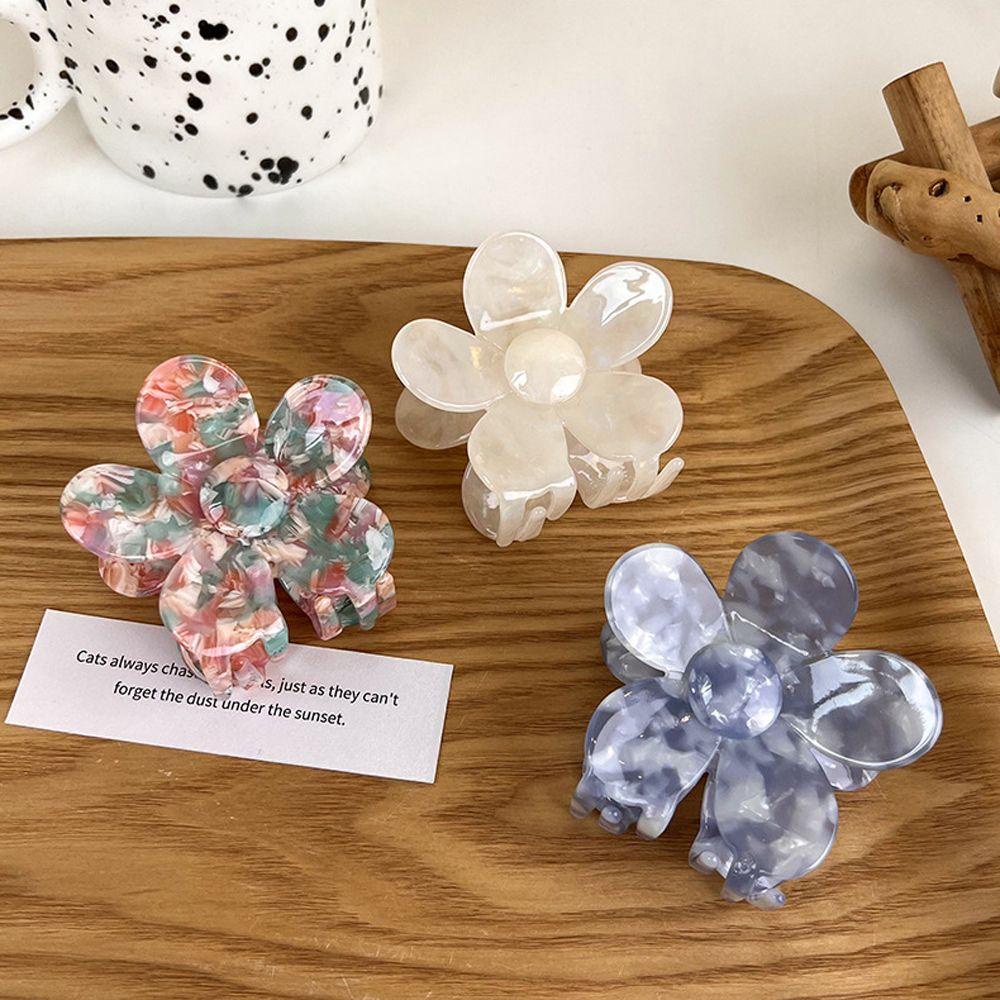 Kẹp Tóc Càng Cua Đính Hoa Thời Trang Cho Nữ Giá Đỡ