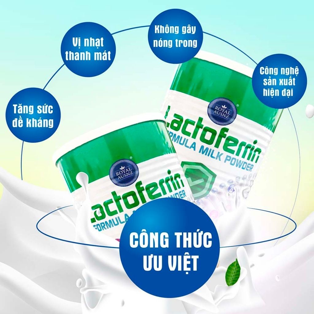 Combo Siro Nature's Way Liquid Multi+Iron Và Sữa ROYAL AUSNZ Lactoferrin 400g Tăng Đề Kháng, Bổ Sung Dinh Duỡng Cho Bé