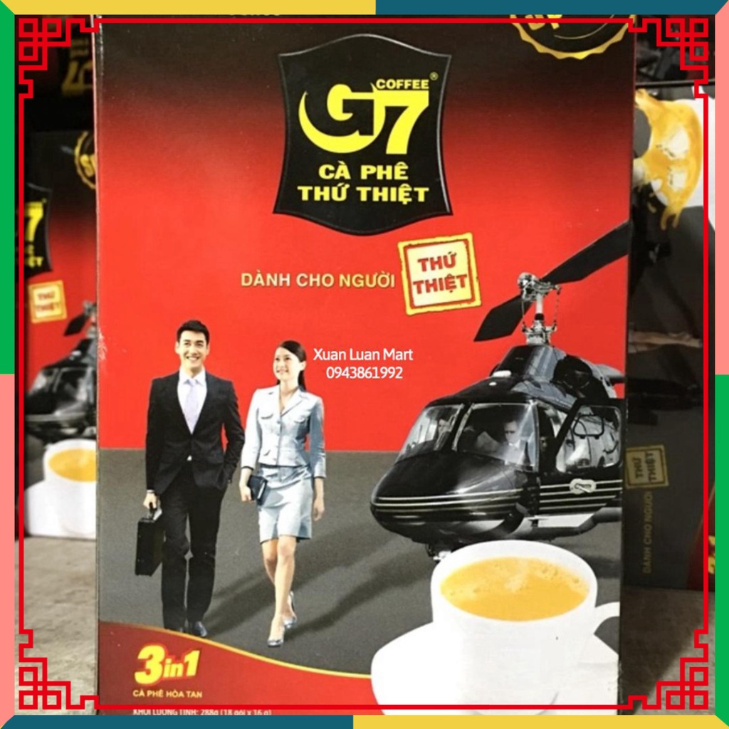 Hộp 18 Gói cafe G7 18 gói x 16g