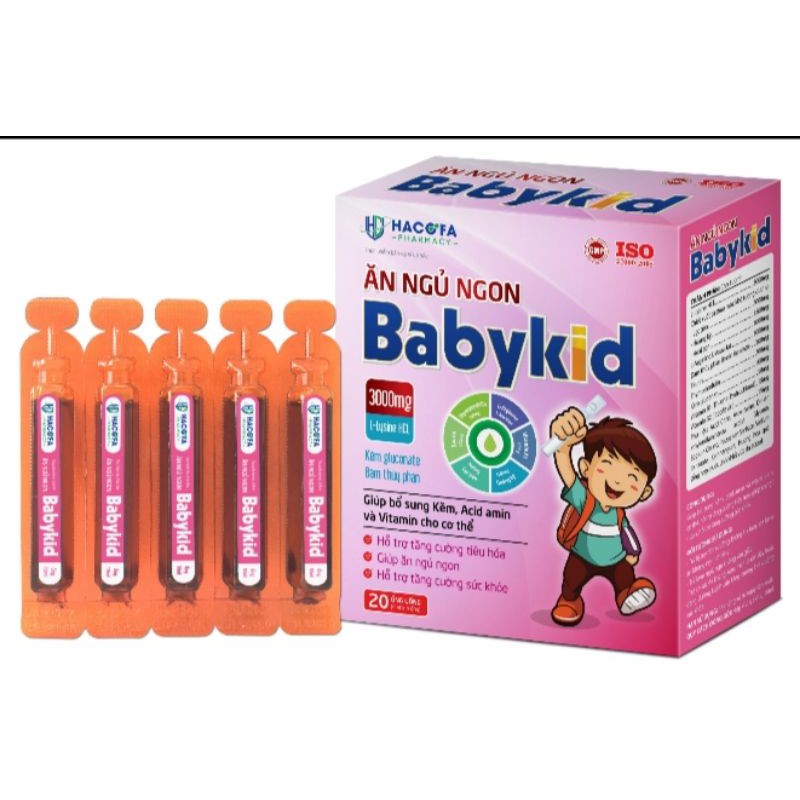 ĂN NGỦ NGON Babykid_ tăng cường tiêu hoá, tăng cường sức khoẻ cho trẻ.