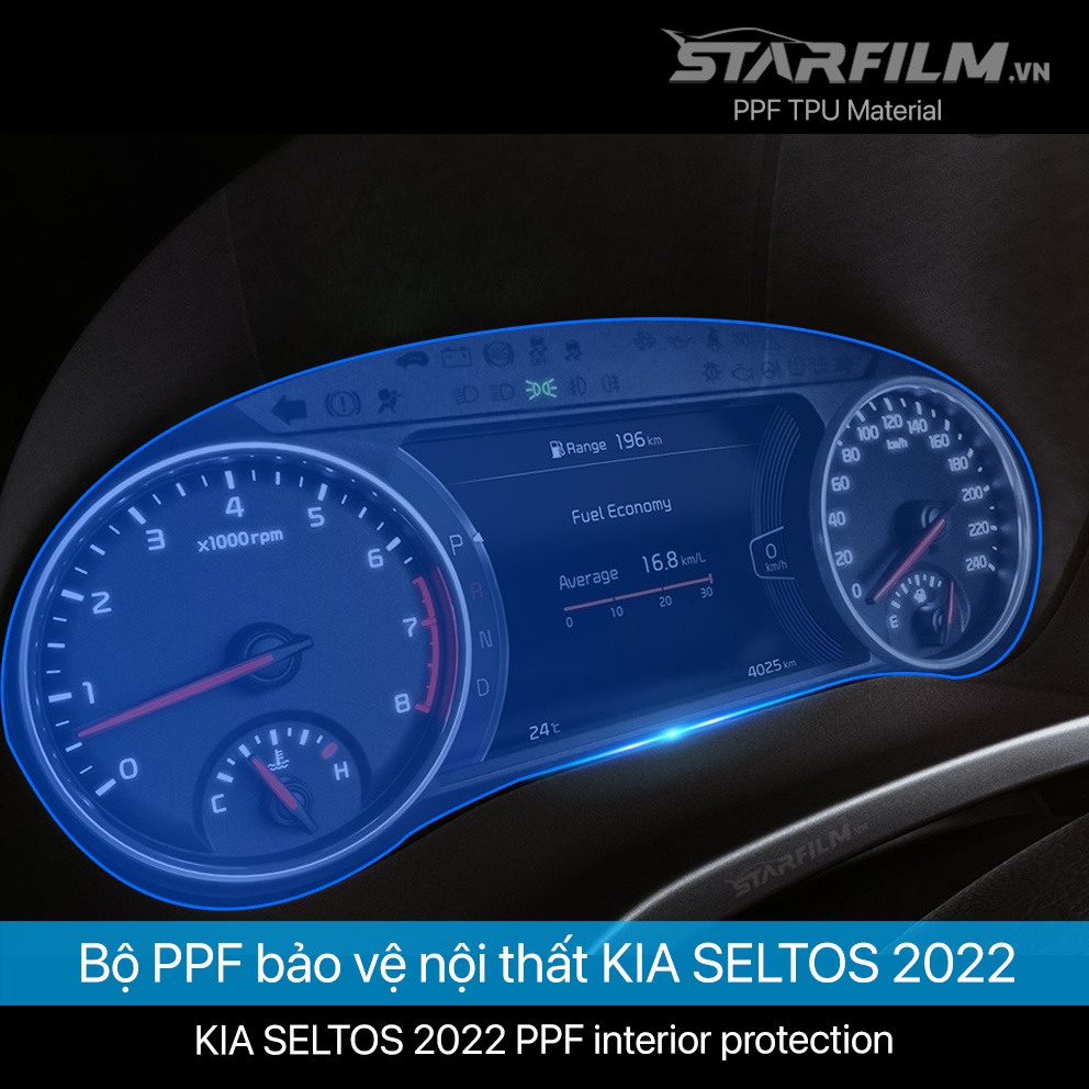 KIA Seltos PPF TPU chống xước tự hồi phục STAR FILM