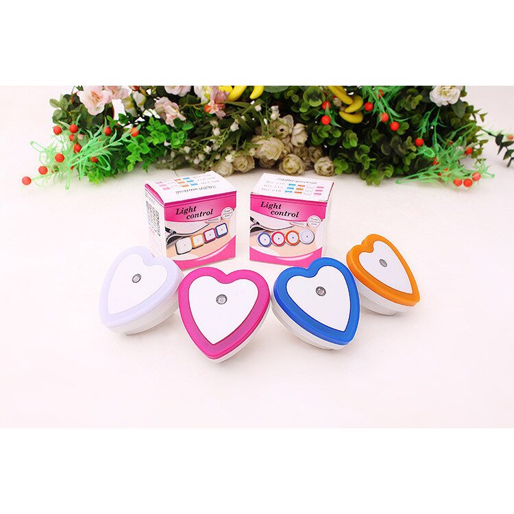 Đèn Ngủ Trái Tim Dễ Thương Nhiều Màu  MOS Shop