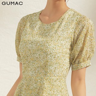 Đầm 2 tầng tay phồng DA1174 GUMAC