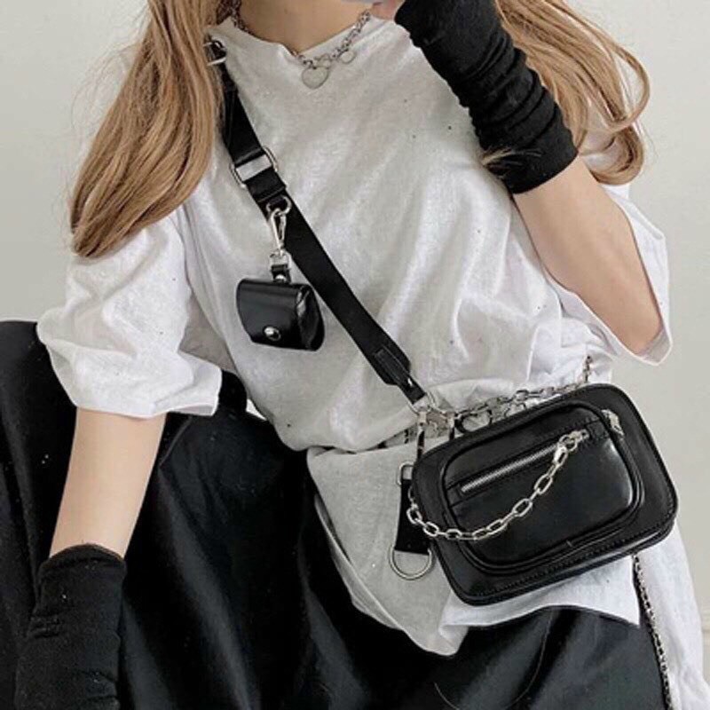 Set Túi H..M Xích Bạc Cá Tính , TONGKHOCHITUE | BigBuy360 - bigbuy360.vn