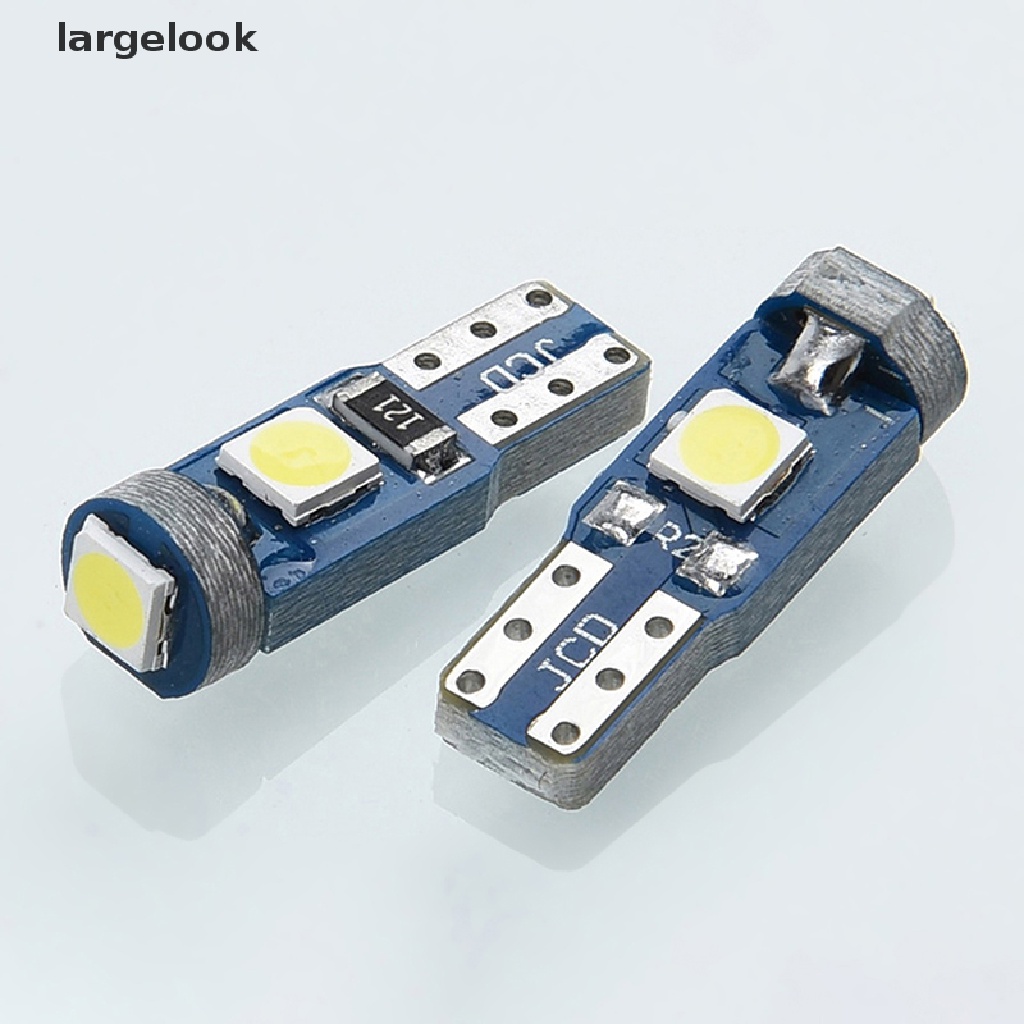 [largelook] T5 Led Bulb 3smd 3030 W3W W1.2W Led Canbus Car Interior Lights Dashboard Warming ♨HOT SELL