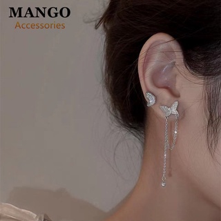 Bông tai hình bướm không đối xứng thời trang dành cho nữ 2021 A181