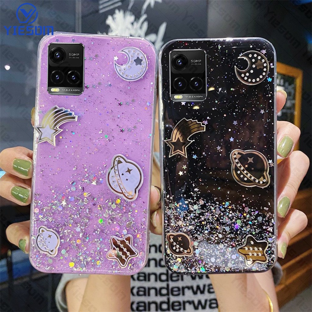 Ốp Điện Thoại Silicon Trong Suốt Sang Trọng Vivo Y21 Y21T Y21S Y33T Y33S Y15S Y15A Y76 Y20 Y20S G Y20i Y12S 2021 Y12A Y20A Y11S Y19 Y17 Y12 Y15 Y11 Y5S