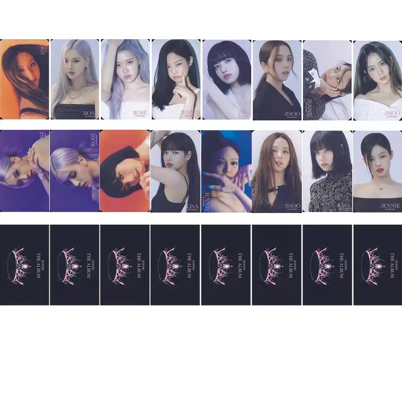 Kpop blackpink ảnh thẻ búa thẻ lễ kỷ niệm album ảnh thẻ Lisa ROSÉ Jisoo thẻ lomo Thẻ ảnh Polaroid