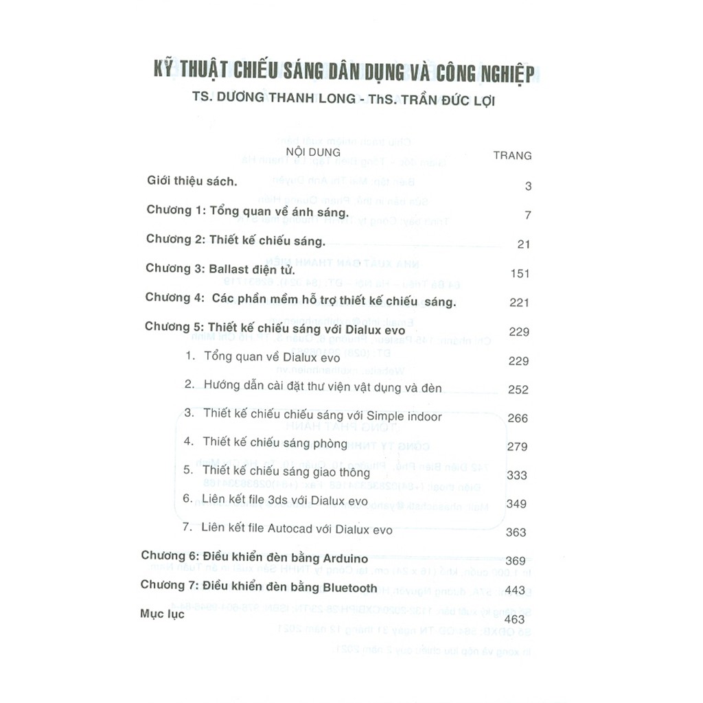 Sách - Kỹ Thuật Chiếu Sáng Dân Dụng Và Công Nghiệp