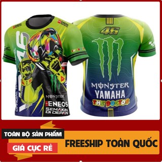 ÁO Thun Racing BOY  [ MONSTER 46  ] [ FREESHIP][XẢ KHO][THANH LÝ][BỀN+ĐẸP+ĐỘC+BAO ĐỔI TRẢ]