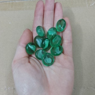 Phụ kiện trang trí bể cá: Sỏi xanh (40 viên)