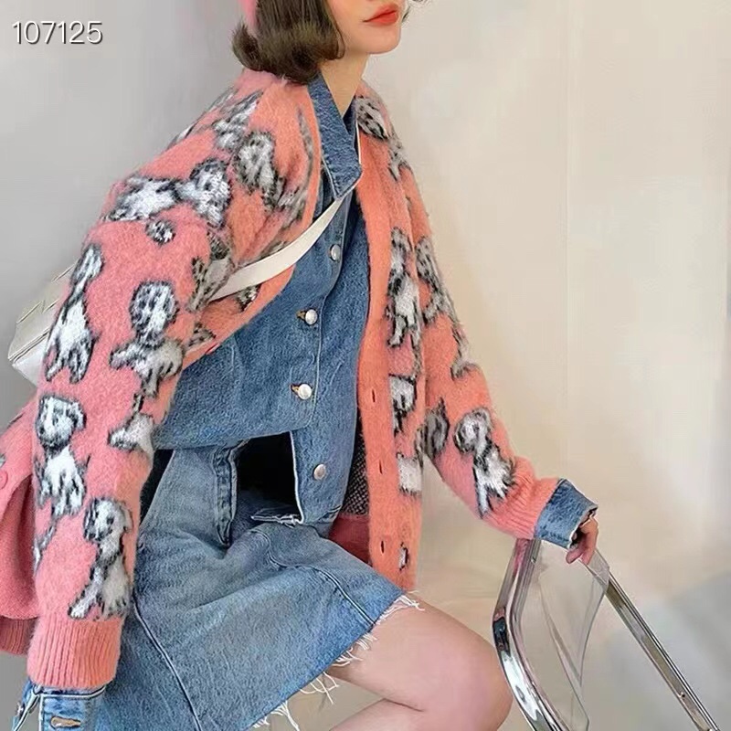 Áo khoác cardigan lông nữ Celine CL phong cách trẻ trung,thời thượng